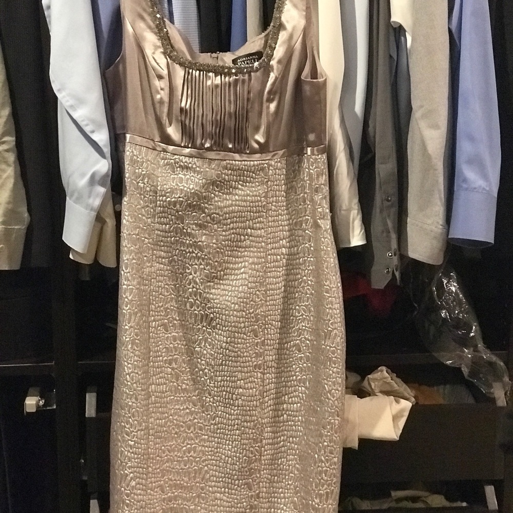Adriana Pappell silver cocktail dress - Picture 2 of 3